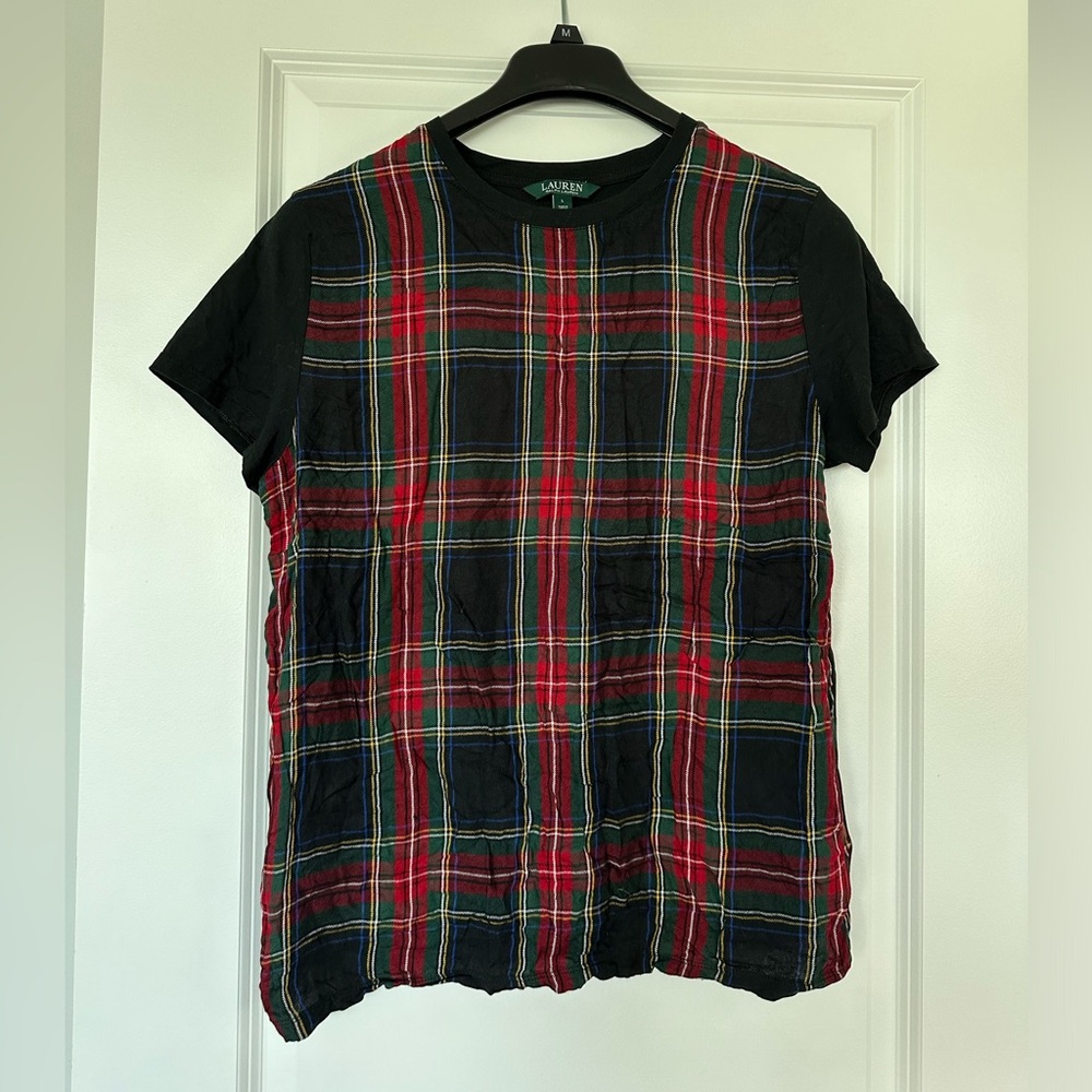 Lauren Ralph lauren size large plaid shirt - Picture 1 of 3
